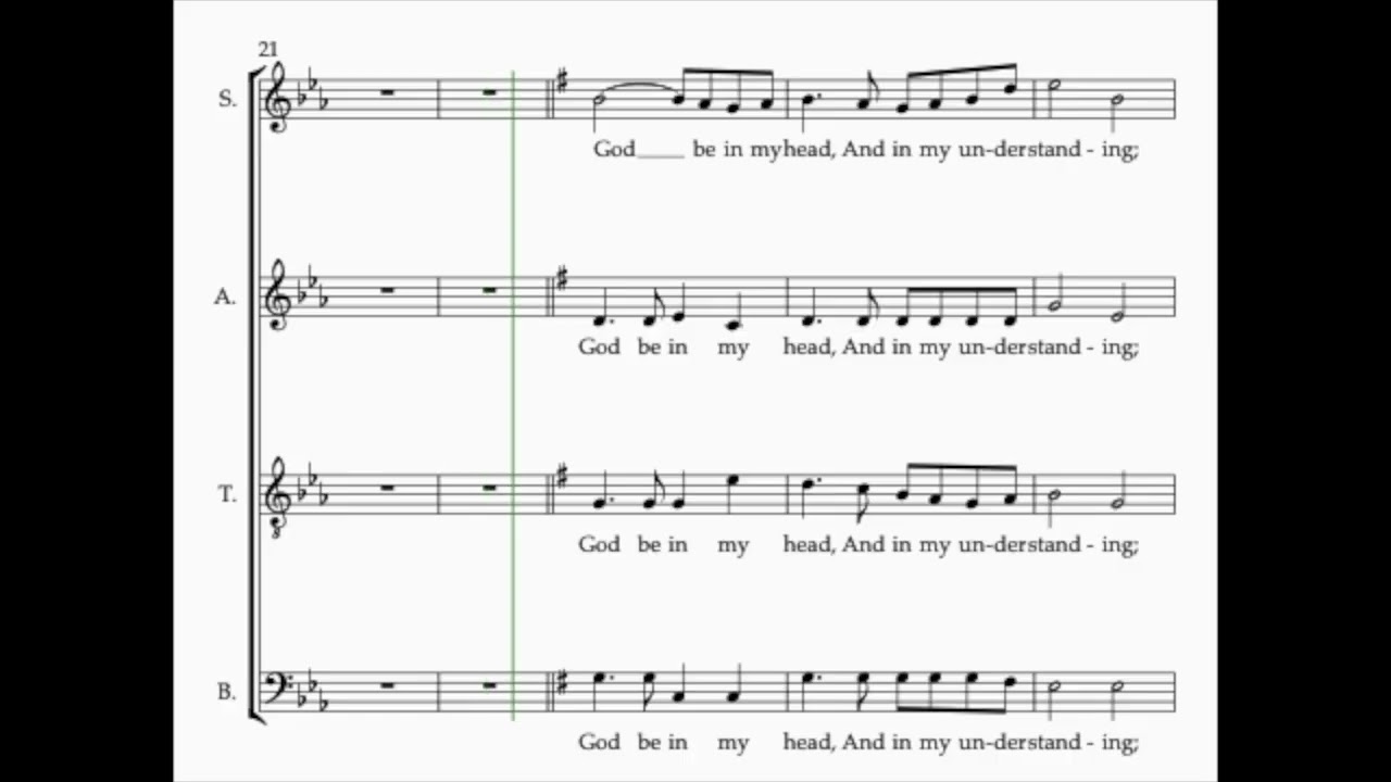 God Be in My Head - Carter BASS