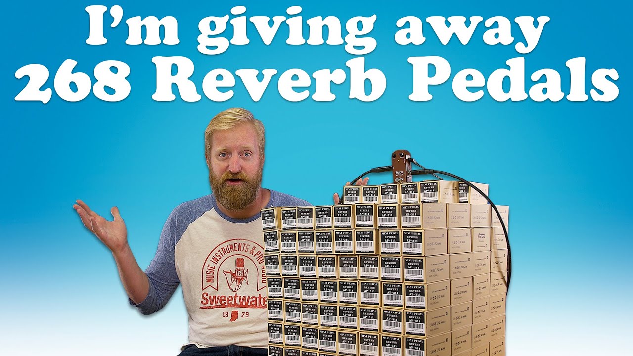 I'M GIVING AWAY 268 REVERB PEDALS! - update: we got a lot of mail, don&rsquo;t send more - #Affordaboard