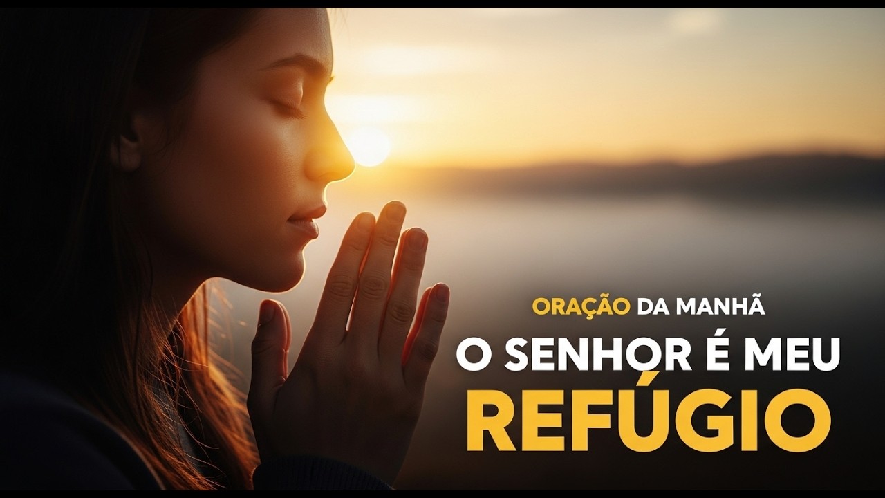 ORAÇÃO DA MANHÃ COM SALMOS | Deus É Meu Refúgio e Minha Força Hoje
