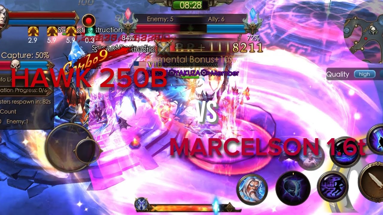 HAWK 250B VS 1.6T! - Just some PVP | Legacy Of Discord 