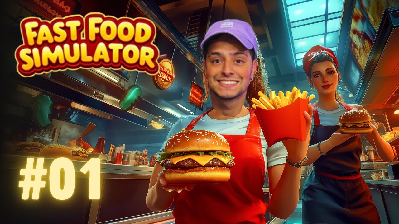 LOUD CORINGA JOGANDO FAST FOOD SIMULATOR - Parte #01