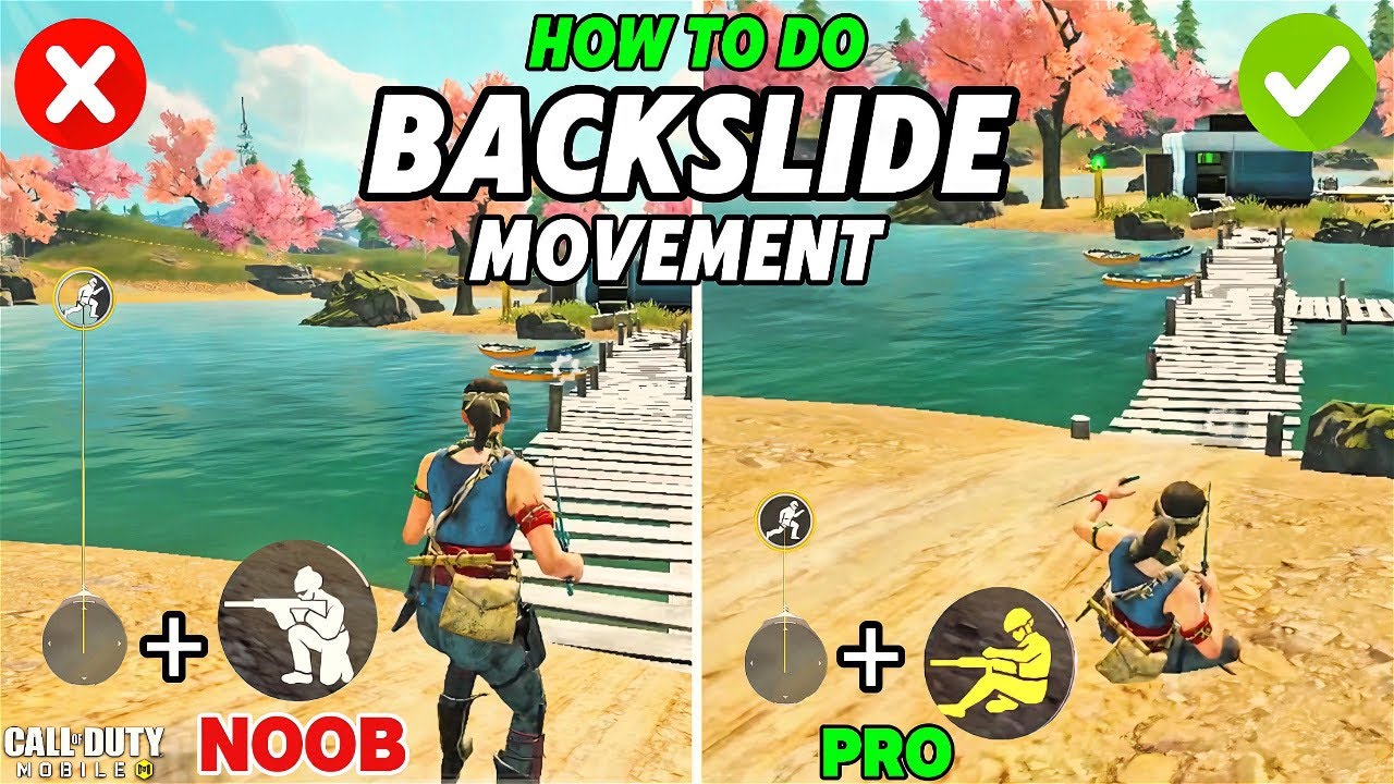 How To Do Advanced Backslide Movement In COD MOBILE BR | Best Backslide Beginners Tutorial in CODM