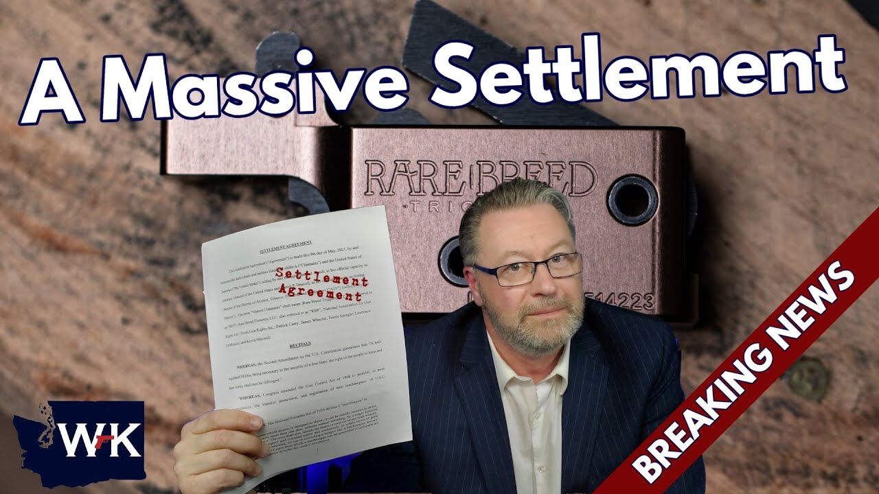 BREAKING NEWS:  A Massive Settlement in the Forced Reset Trigger Cases