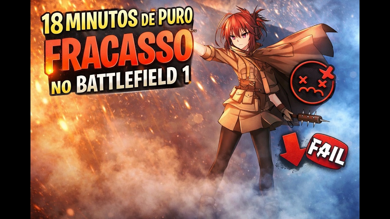 18 MINUTOS DE PURO FRACASSO NO BATTLEFIELD 1
