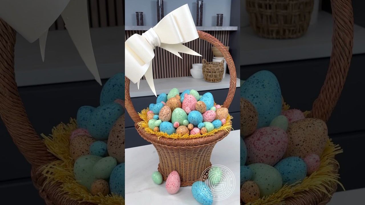 Chocolate Easter Basket! 🐣 The Easter Bunny was good to me this year! #amauryguichon #chocolate
