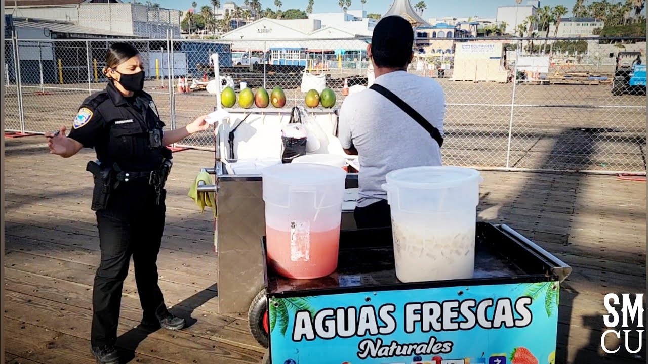 Police Remove Unpermitted Vendors From The Pier