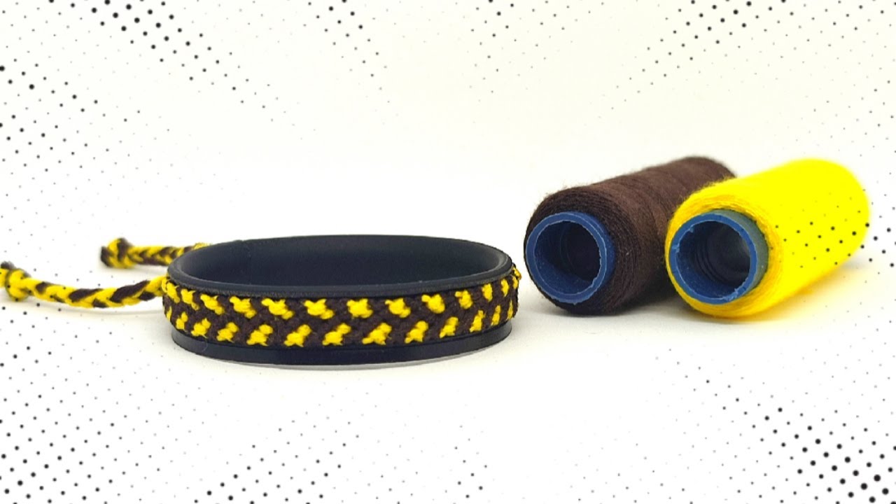 CARA MEMBUAT GELANG DARI BENANG JAHIT #38
