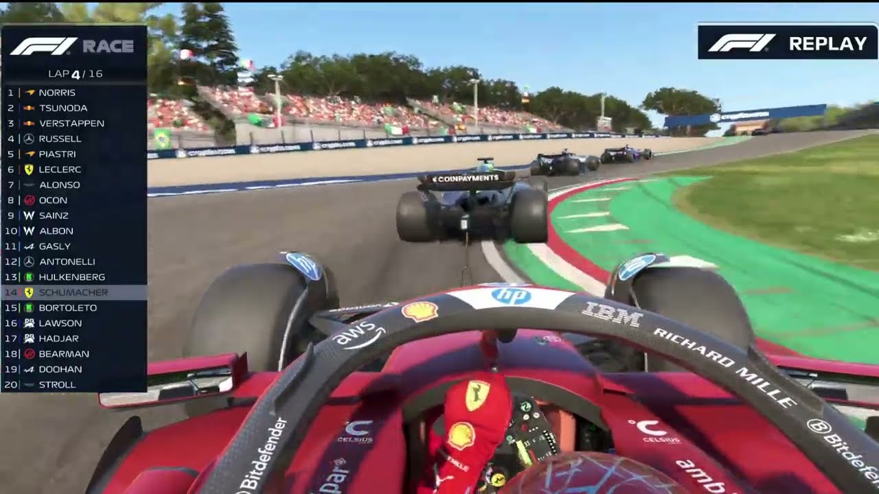 F1 25 | Schumacher Career – Imola GP | Starting Onboard | RacingNL
