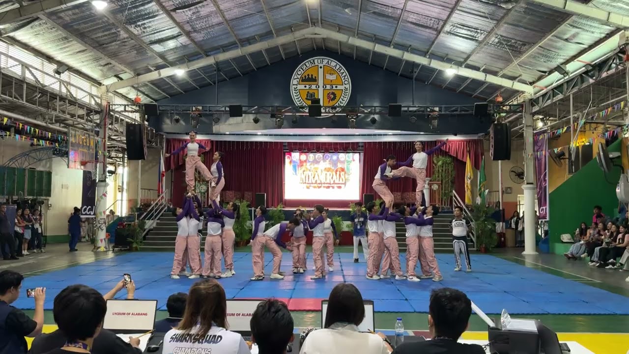 Lyceum of Alabang Intramural 2026 Cheerdance competition CHAMPION 👑 CTHM 🩷💜 Ppop theme 