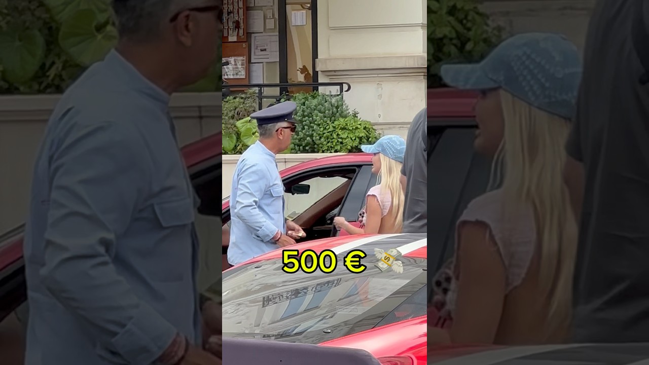 Generous Millionaire in Monaco 👌😳 #monaco #millionaire
