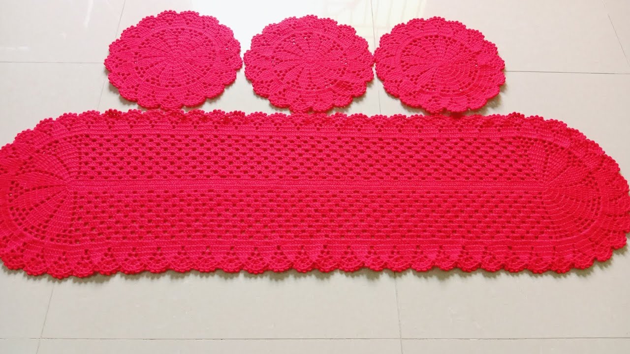 Kushikata table runner design. কুশিকাটার টেবিল রানার ডিজাইন। Order on Facebook page.