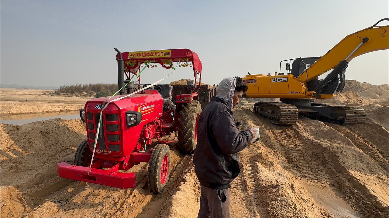 Mahindra New 575 DI MS performance with Loaded Trailor #mahindratractor 