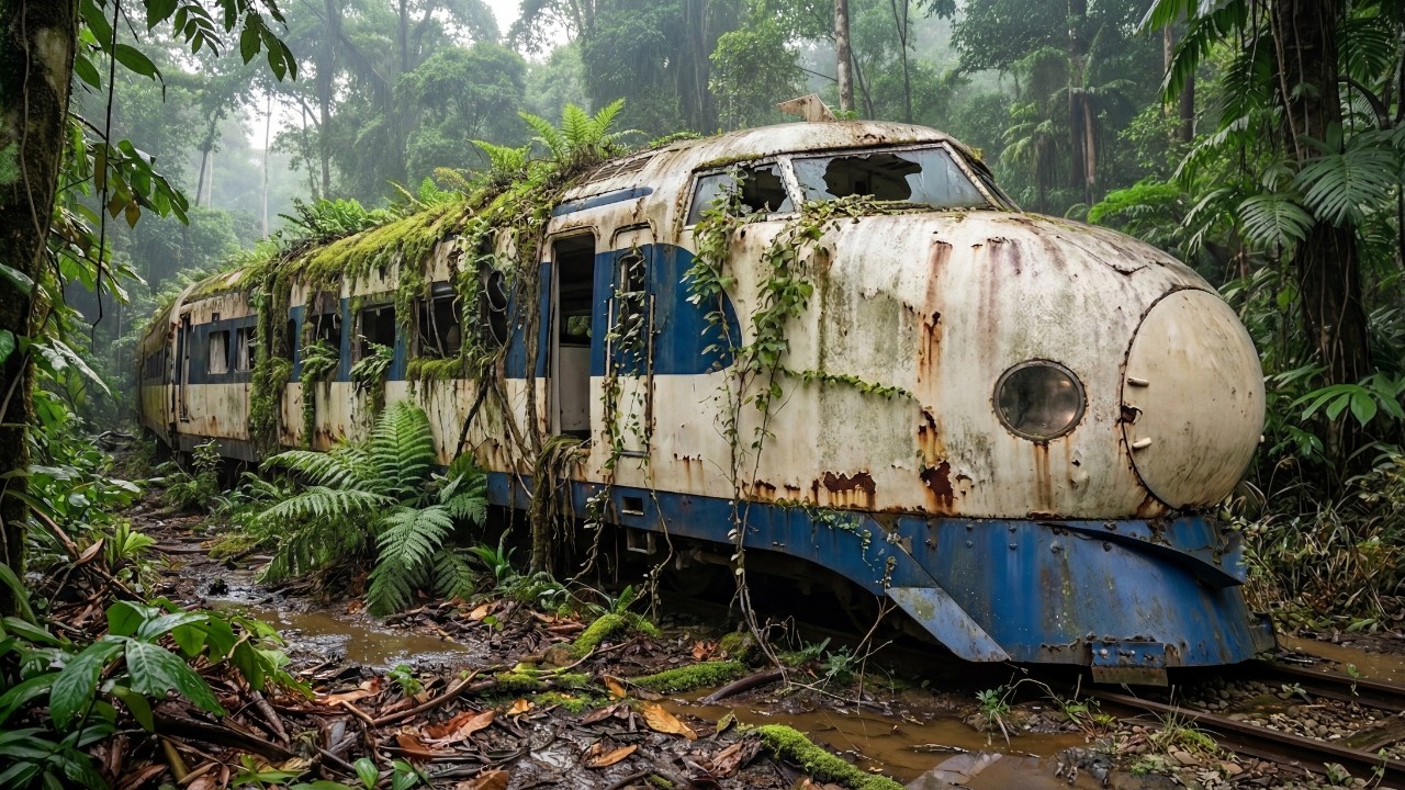 Abandoned Bullet Train Restoration from the Amazon Jungle
