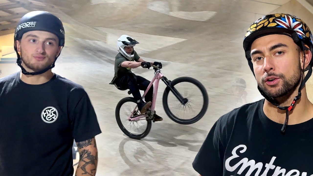 THE ROOF WAS TOO LOW… HUGE BMX CRASH