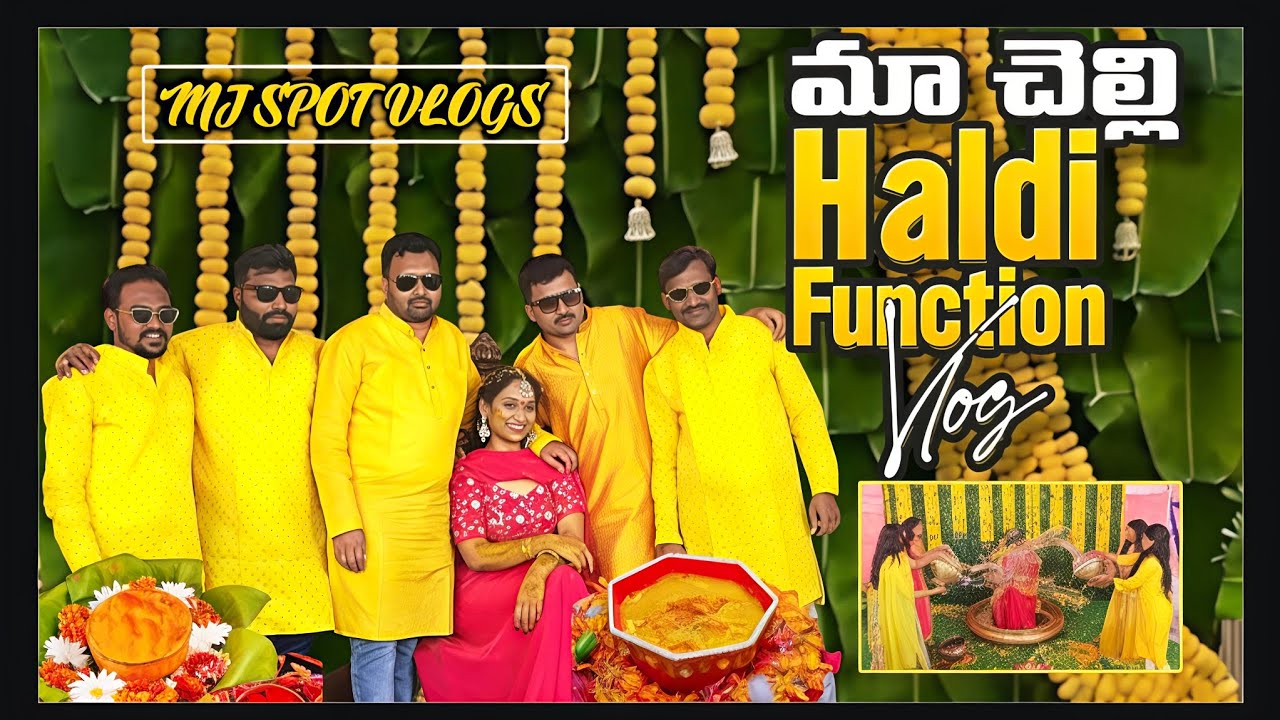 Sister Haldi Function Full Vlog | Indian Wedding Haldi Ceremony