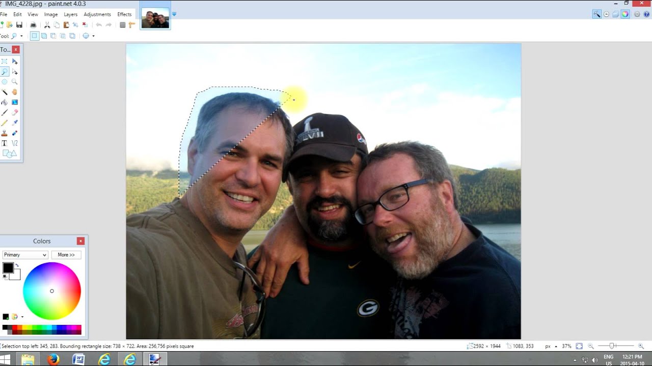 Face Swap using Paint.net