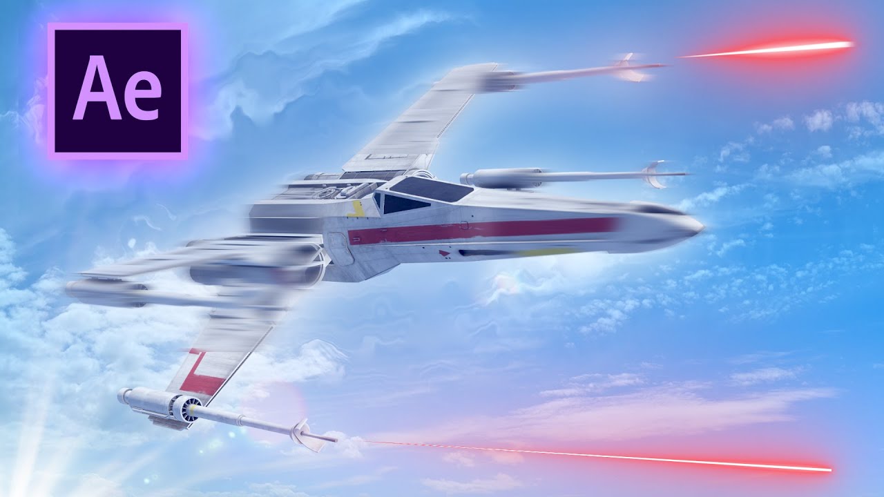 How To Put A REALISTIC Star Wars X-wing Into Your Film | Element 3D