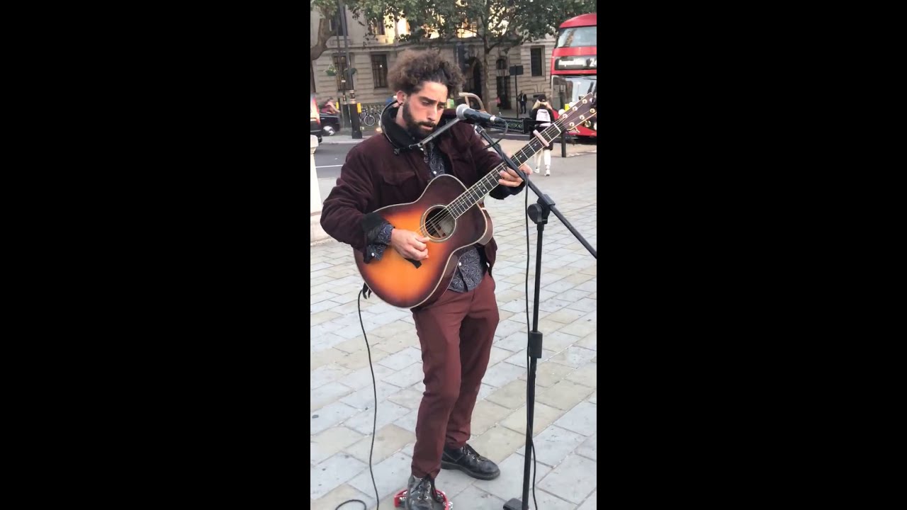 Wicked Game Cover by Italian Street Performer singing Rock without Helena Christensen