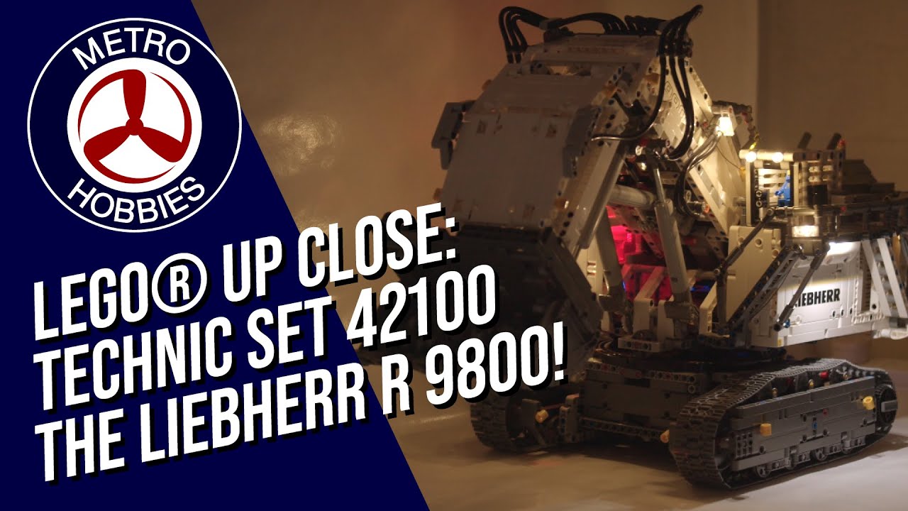 The LEGO® Technic Liebherr R 9800 Excavator 42100! | LEGO® Up Close