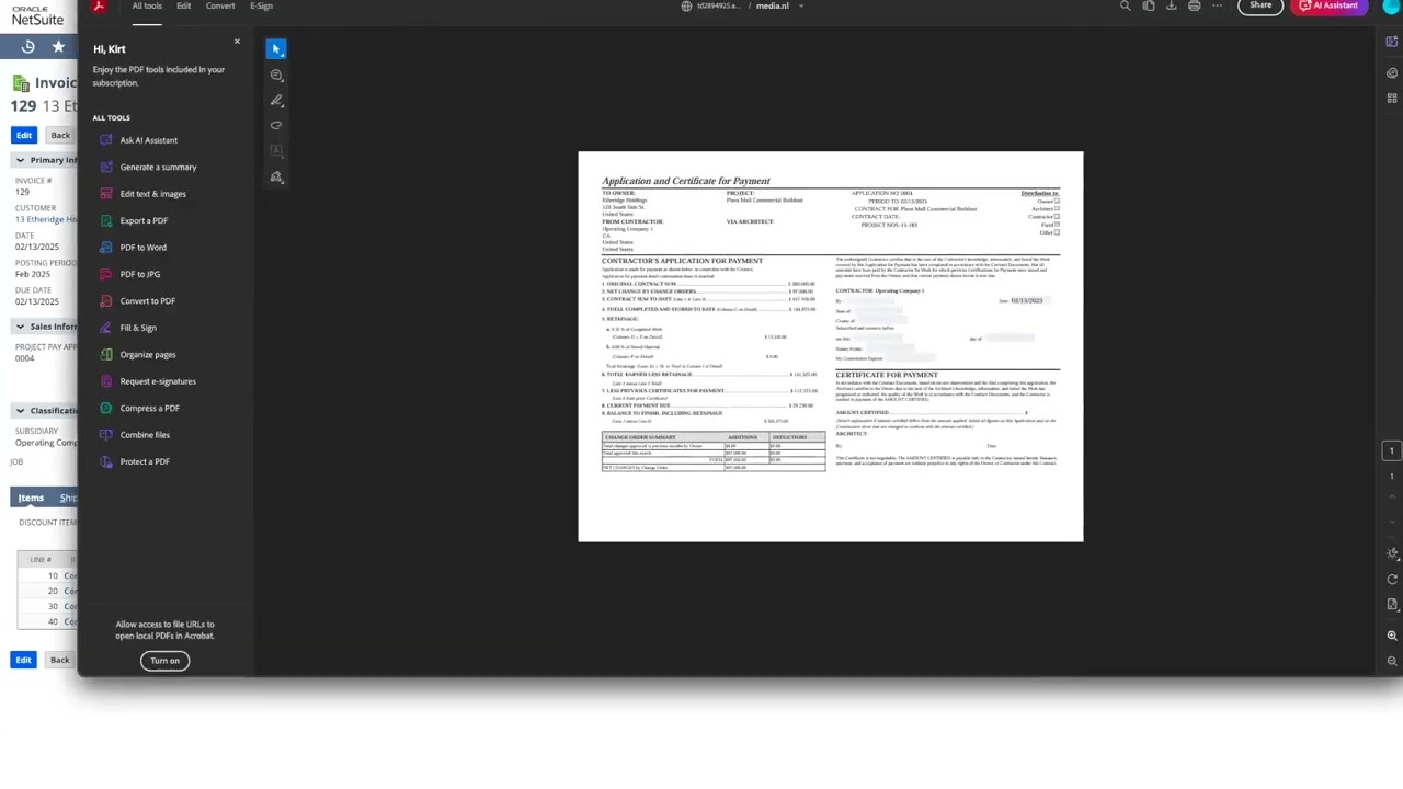 3  Progress Billing   including AIA style