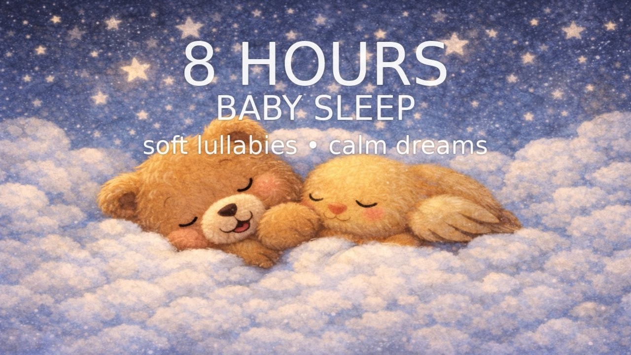 Baby Sleep Music (8 HOURS) 🌙 Soft Instrumental Lullaby | No Vocals