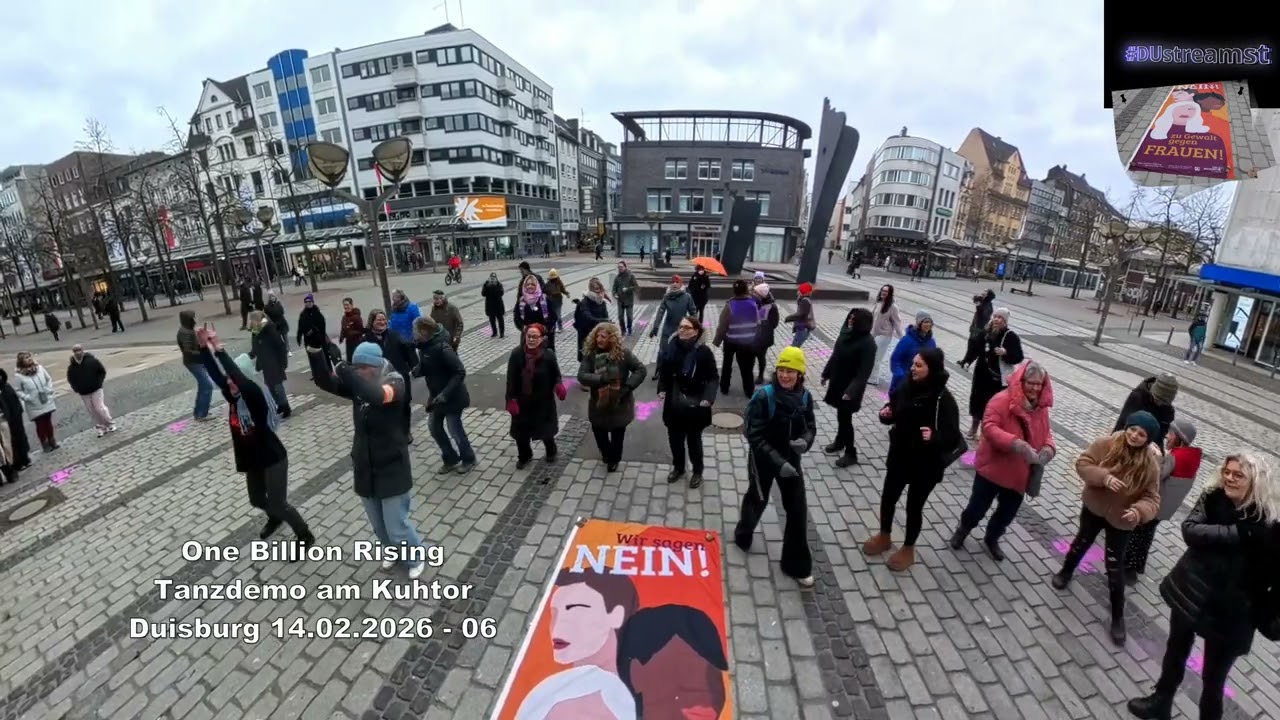 One Billion Rising Tanzdemo am Kuhtor Duisburg 14.02.2026 - 06