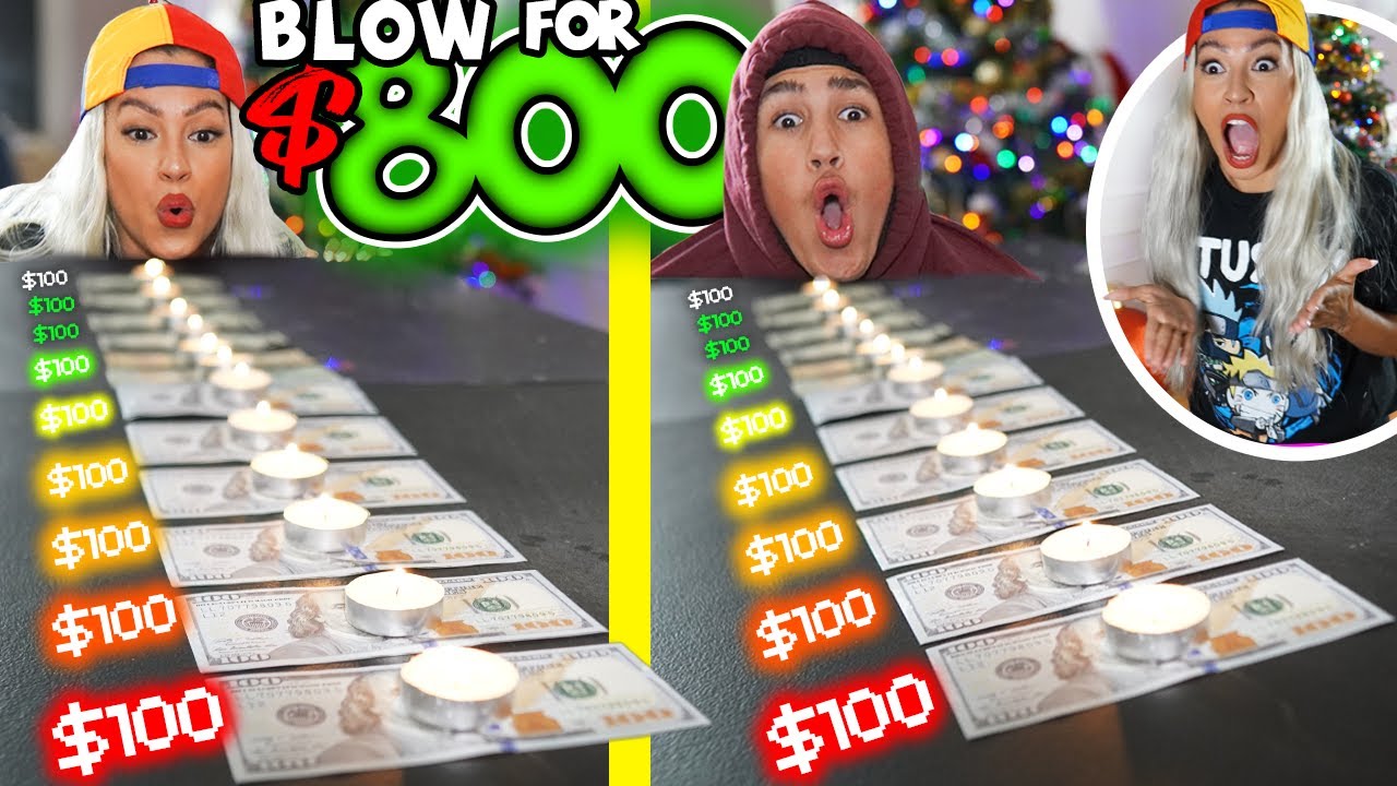 BLOW OUT THE CANDLES AND WIN $800 !! INSANE XMAS CHALLENGE!!