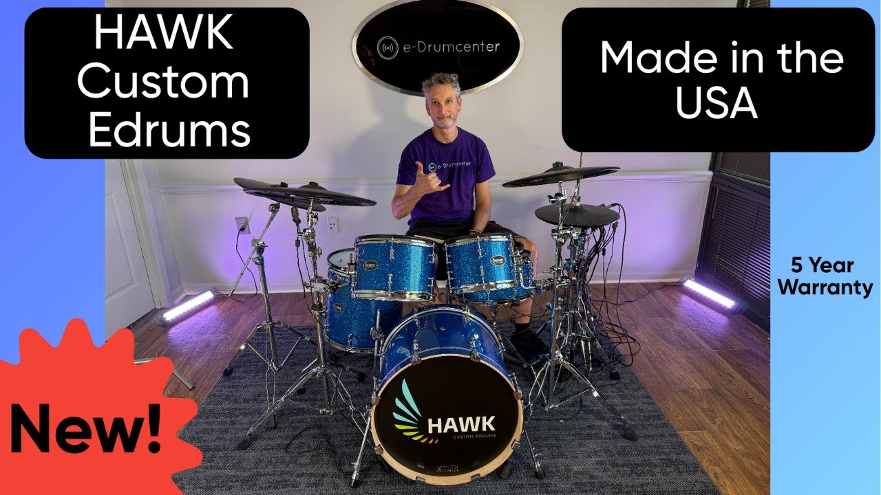 Обзор Hawk Custom Edrums Flight и USA Custom