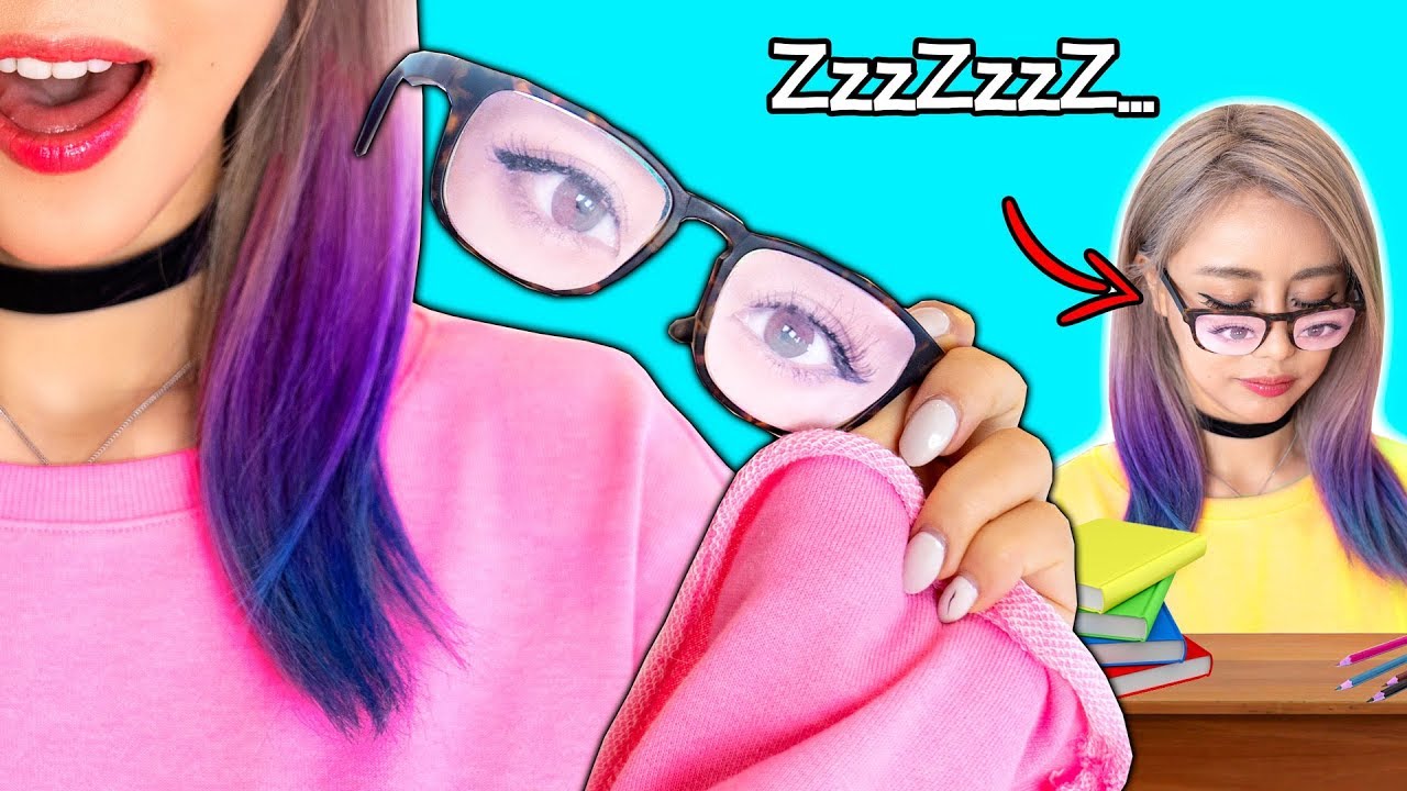 Lazy Life Hacks For Back To School! Funny Classroom Hacks!