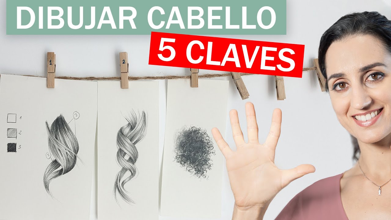5 claves para dibujar CABELLO + extra Afro