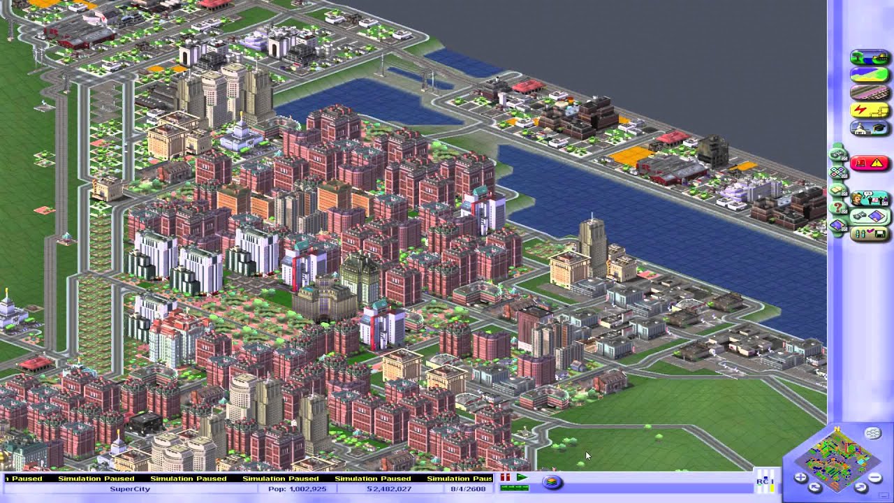 A City of 1 Million (Sim City 3000)