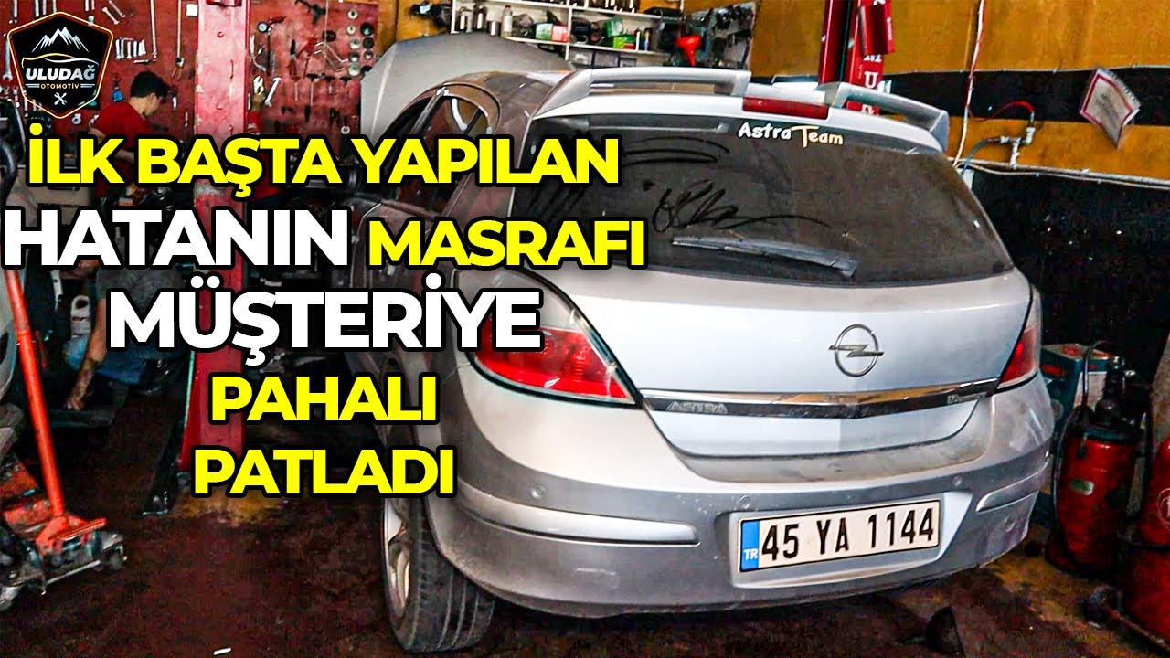 SIFIR TOPLANMIŞ MOTOR 30.000 KM DAYANAMAMIŞ! (Opel Astra 1.6 LPG DAYANIKLI ÇELİK SÜBAP DEĞİŞİMİ)