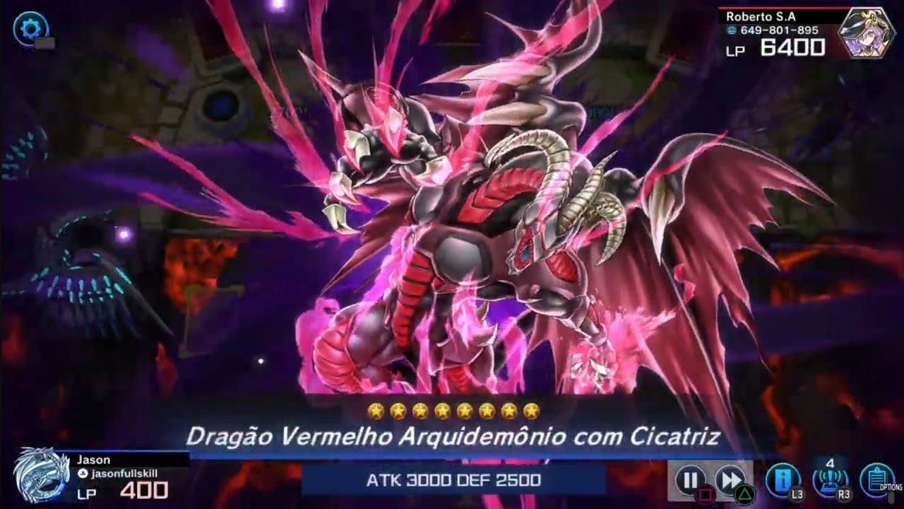 Yu-Gi-Oh! Master Duel De Virada! Deck Dragão Vermelho Rei Carmesim