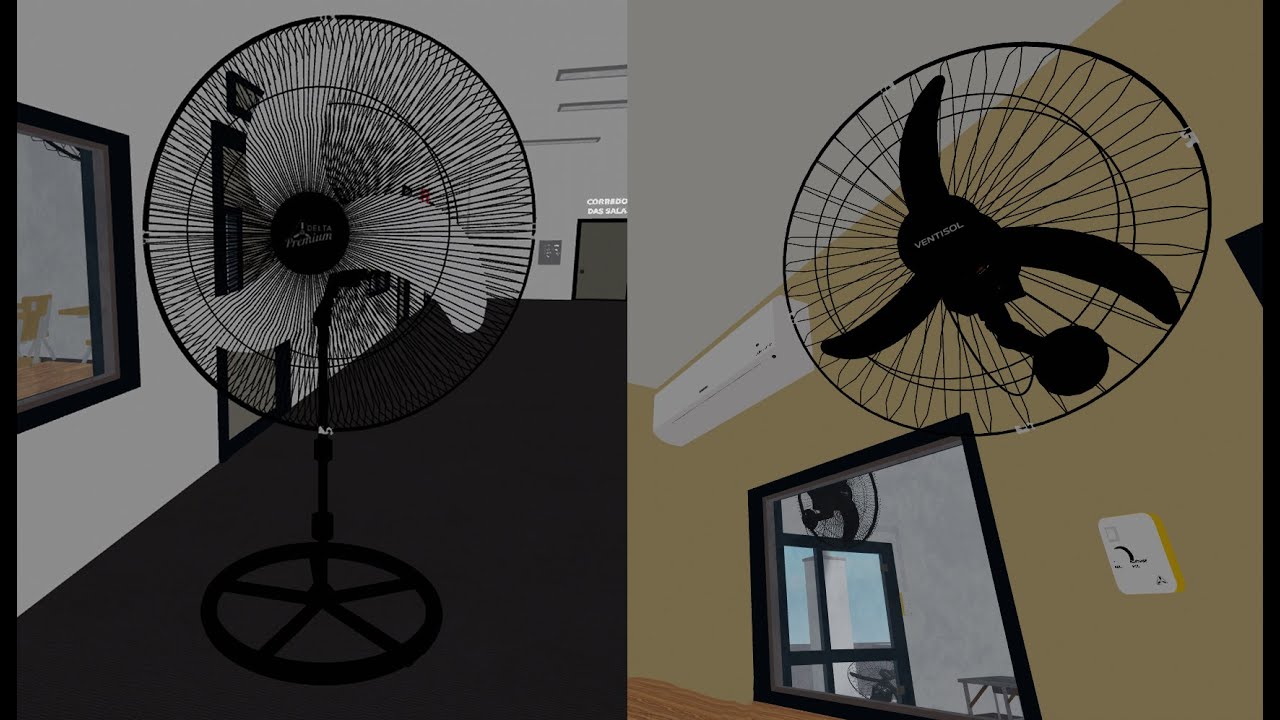 Roblox | WALL FAN SCHOOL: Ventiladores na Escola Suburbana