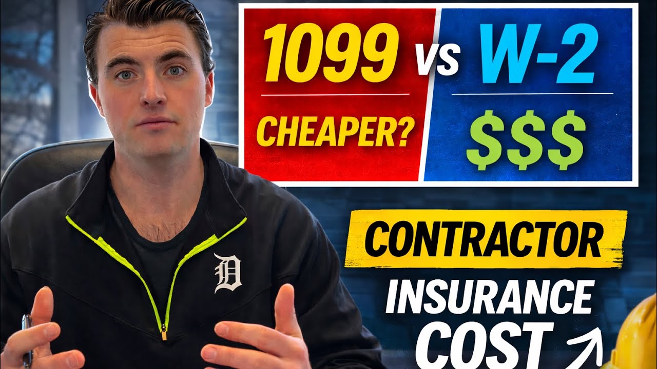 1099 vs W-2 for Contractors: How It Impacts Your General Liability Insurance Cost