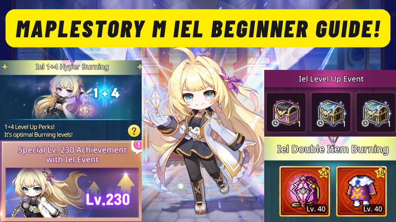 Maplestory M - Beginner Guide สร้าง IEL มาต้องทำอะไรเวล 230! IMAGINE Patch!