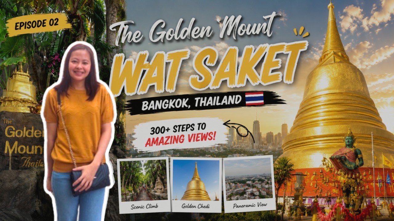 Wat Saket Bangkok 🇹🇭 | The Golden Mount Tour & Thailand Travel Vlog 2026