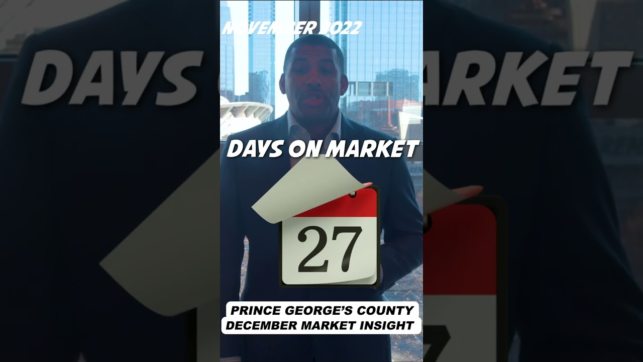 Prince Georges County Real Estate Market December 2022