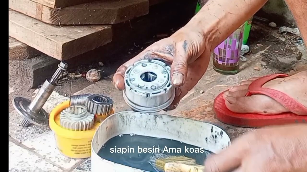 solusi memperbaiki.mesin cuci 1tabung bermasalah dengan girbok macet