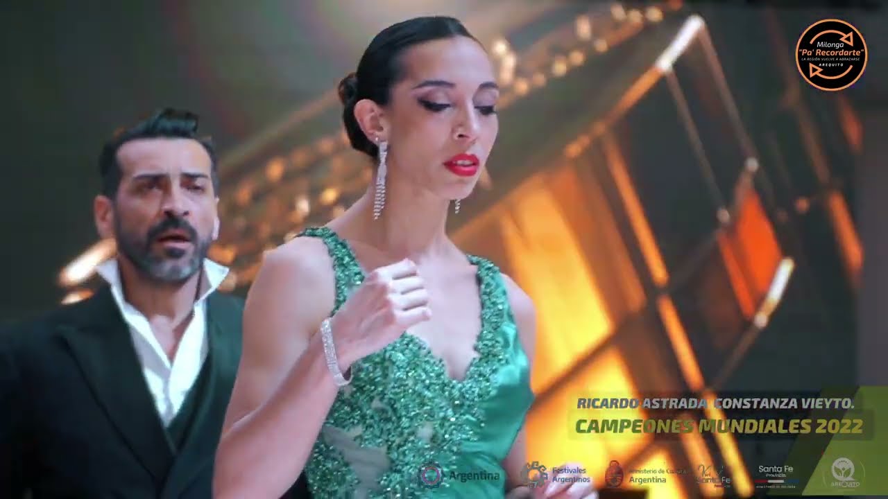 Ricardo Astrada y Constanza Vieyto en Milonga Pa Recordarte - Arequito - 20/11/2022