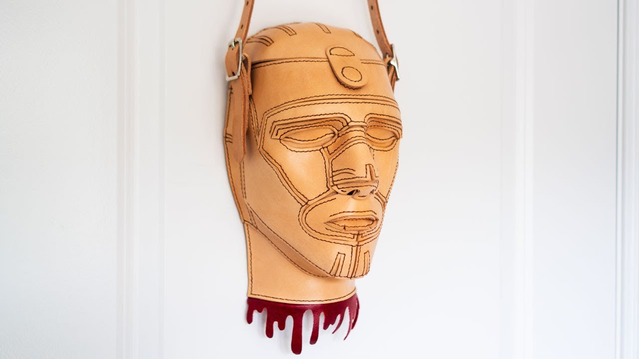 Making a Leather Severed Head Bag PDF Pattern