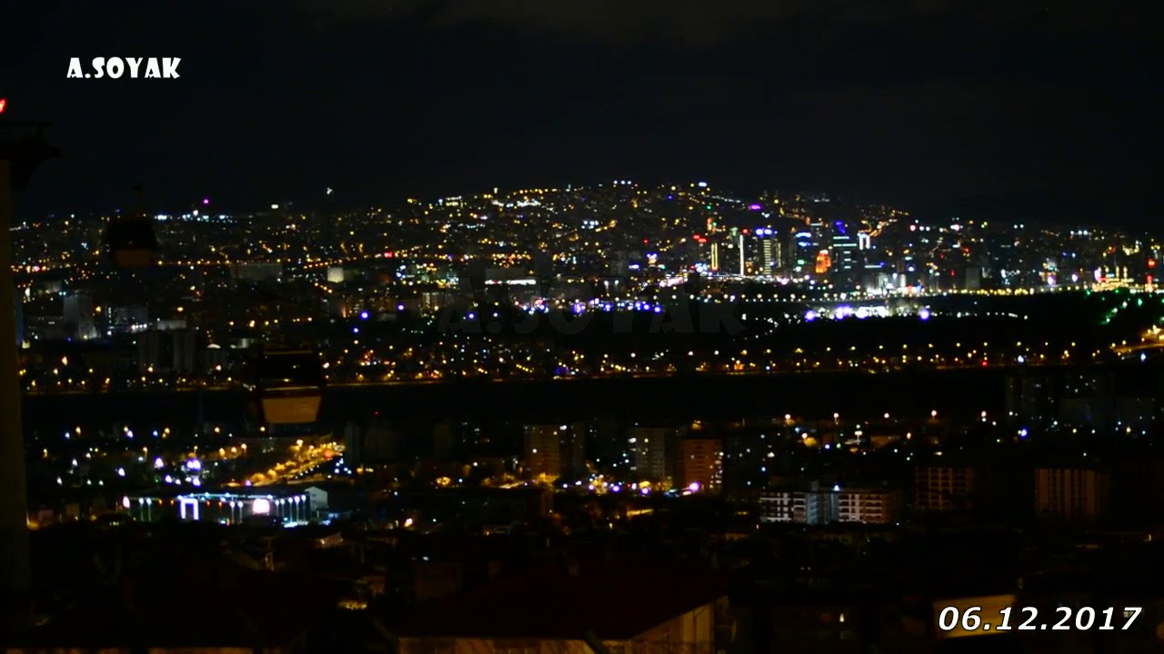 Teleferikler gece de &ccedil;alışıyor (06.12.2017)