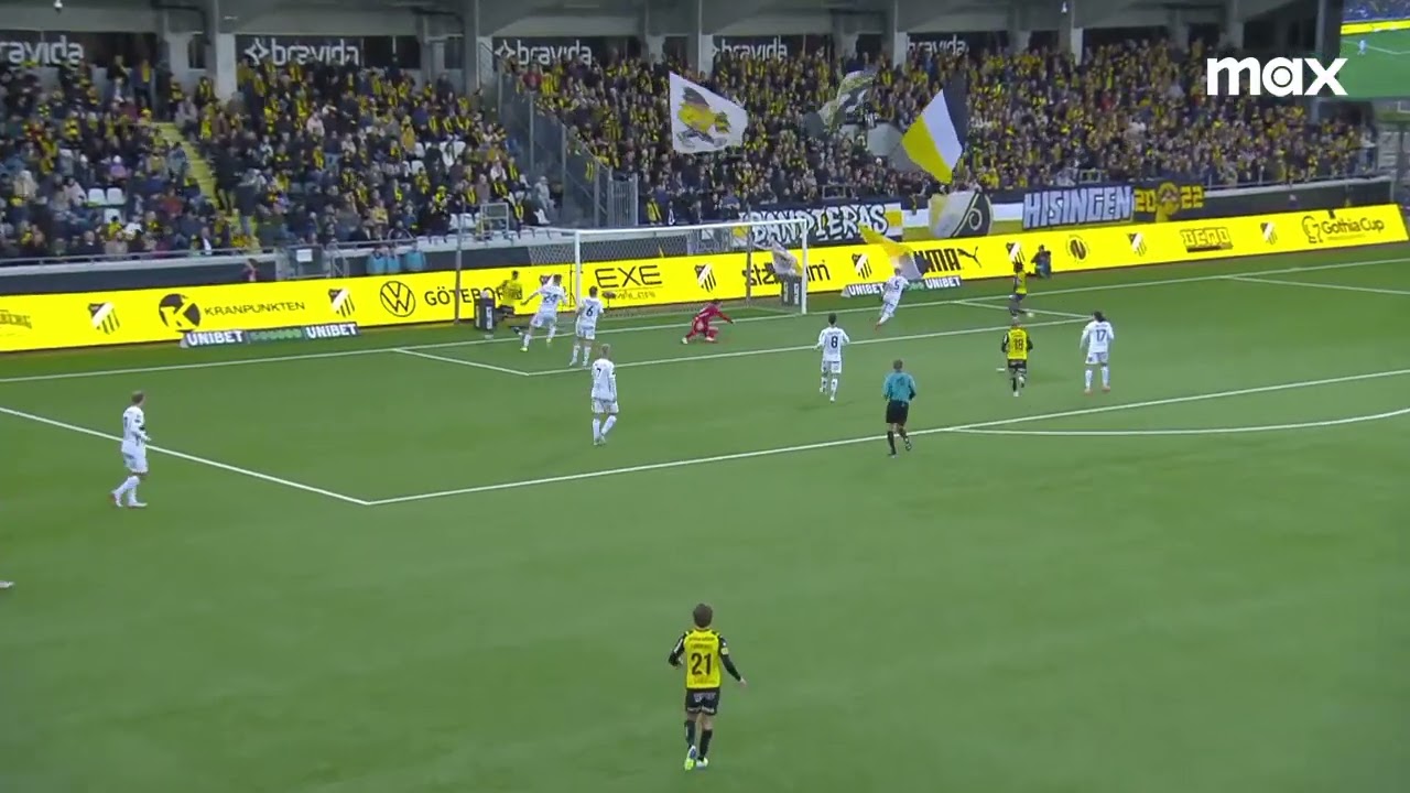 Häcken - GAIS 1-2 (1-0) Sammandrag