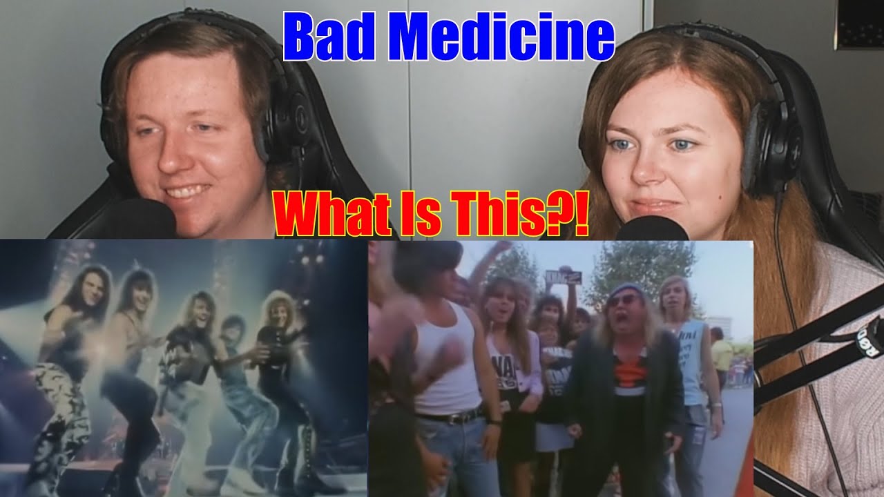 Первая реакция пары на песню Bon Jovi: Bad Medicine [Официальный клип]