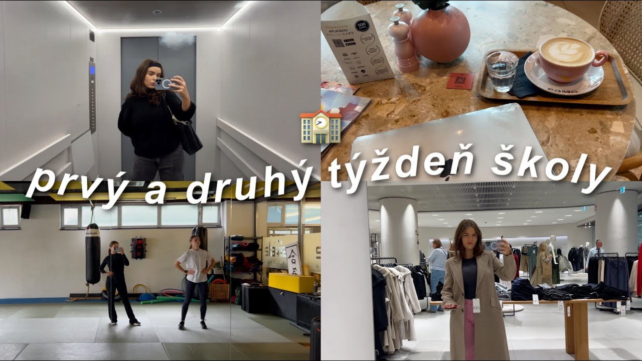 VLOG - prvý týždeň školy🍂🏫