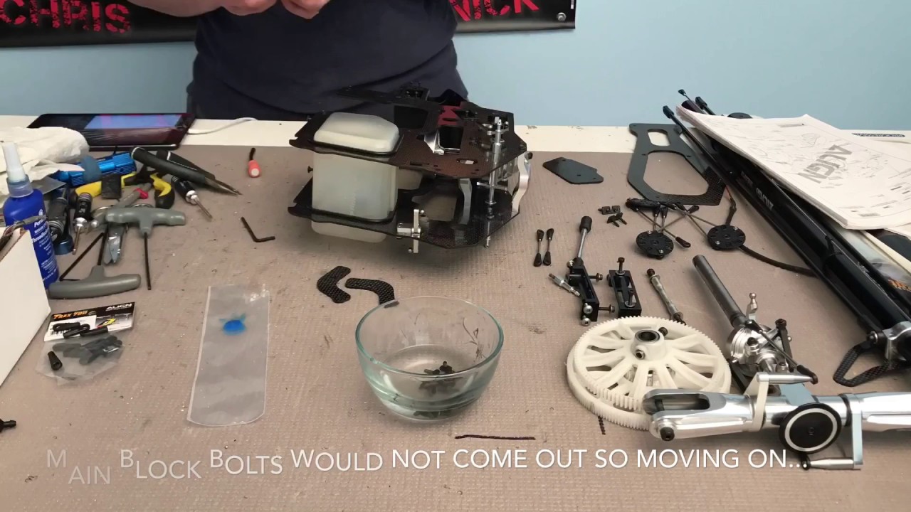Align Trex 700N rebuild