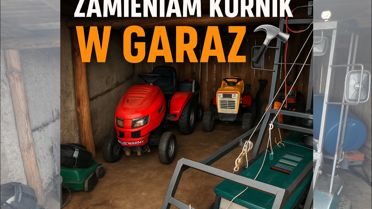 Przerabiamy kurnik🐓 na garaż🛠️  🌾