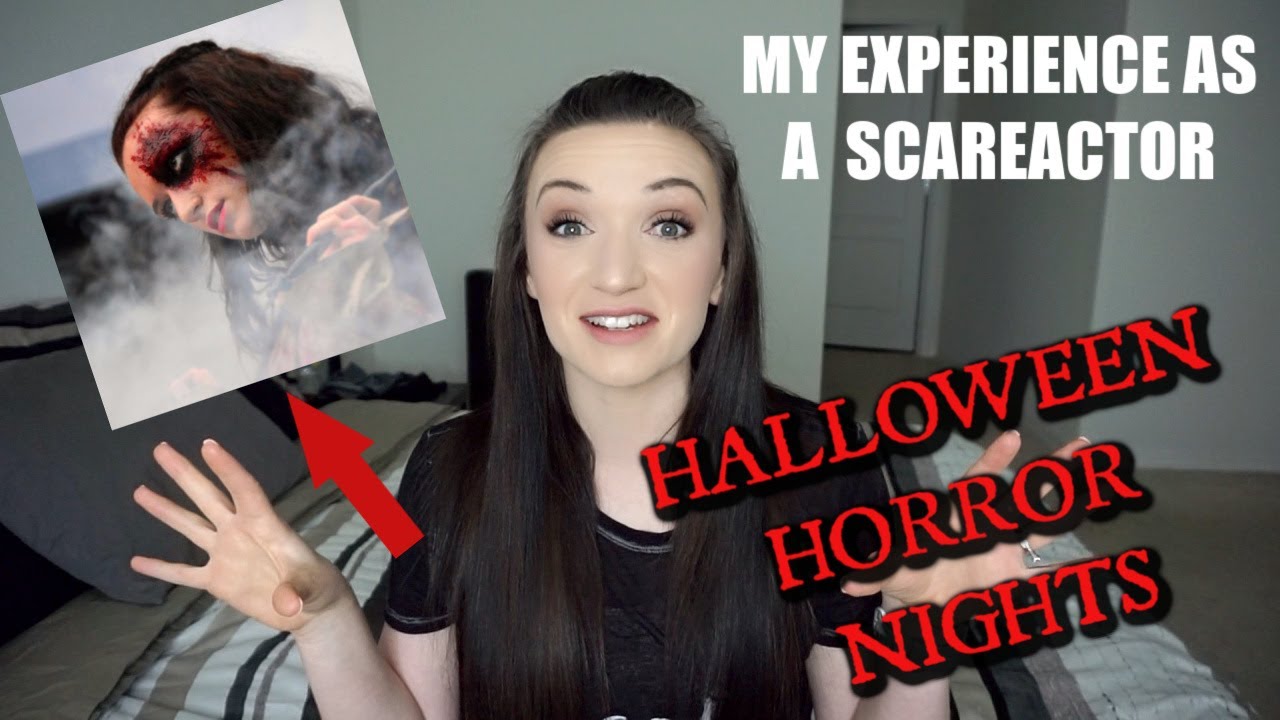 WHAT IT'S LIKE TO BE A SCAREACTOR AT HHN | STORYTIME W/ PICTURES