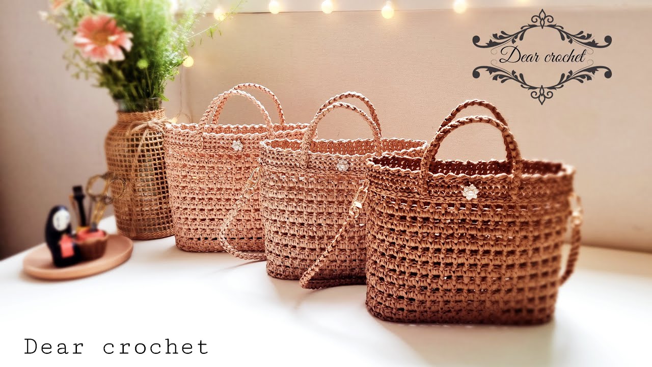 DIY 코바늘 가방 :리틀 윈드 여름 가방 (Little Wind Summer raffia Bag)