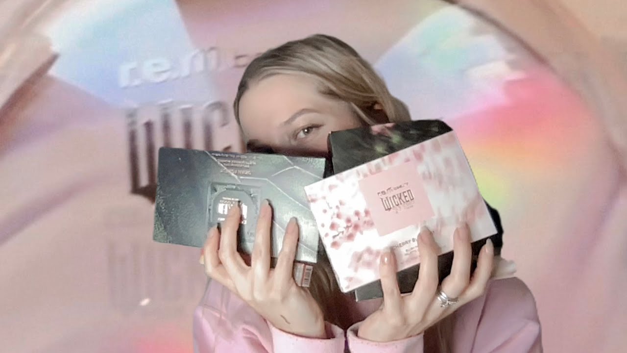 Unboxing & trying on WICKED FOR GOOD ♡ Full makeup collection by 